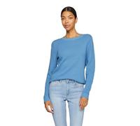 Vila O-Neck Knit Top Vidalo Haut tricoté à col Rond L/S Noos, Bleu pâle, M Femme