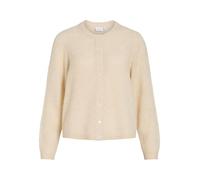 Vila O-Neck Knit Vilory Cardigan en Tricot à col Rond L/S Noos, Sandshell, XS Femme