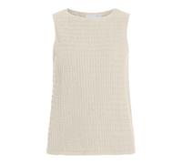 Vila O-Neck S/L Top Viromira Haut à col Rond S/L, Bouleau, M Femmes