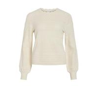 VILA O-Neck Top Vimilos Haut Pointelle à col Rond L/S Noos Femme