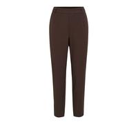 Vila Pantalon Slim Vivarone Hw Noos pour Femme, Chocolat, 36