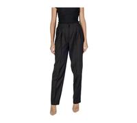 Vila - Pantalon d'Automne en Mélange d'Élasthanne - Femme - Pantalons - Noir - Taille: 30 FR
