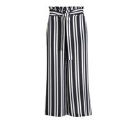VILA Pantalon 'Rasha' noir / blanc, Taille 38