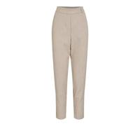 Vila Pantalon VIVARONE à pince slim taille haute Beige 36 Femme