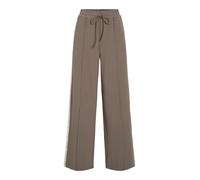 VILA Pantalon 'VIClua' taupe / blanc cassé, Taille 34