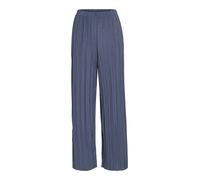Vila Plisa Loose Fit High Waist Pants Bleu M Femme