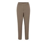 Vila Varone Slim Fit High Waist Pants Marron 34 Femme