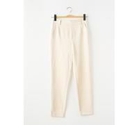 Vila Varone Slim Fit High Waist Pants Beige 34 Femme