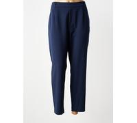 Vila Pantalon Varone Coupe slim Taille haute Bleu Taille 44 Femme
