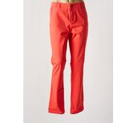 vila pantalons femme de couleur orange 40