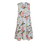 Vila Petite Robe bleu clair / olive / violet clair / rose ancienne, Taille 38