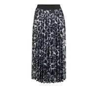 Vila Print Skirt Vinitban Jupe midi imprimée Noos, Gris Glacier, L Femmes