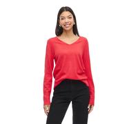 Vila Pull Viril Noos à col en V manches longues Hibiscus Taille S