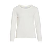 VILA Pull en Maille Col Rond White Alyssum M White Alyssum M