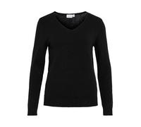 Vila Pull col en V Ril Noir Femme XXL