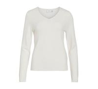 Vila Pull Ril Col V Blanc Femme 2XL