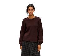 OBJECT Objhannah L/S Re Knit Pullover Noos pour XS Marron