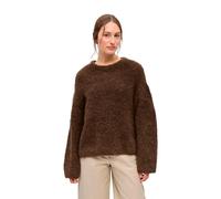 OBJECT Objharry L/S Lo Knit Pullover Noos pour S Marron