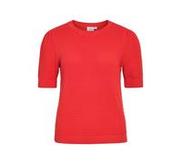 Vila Dalo O-neck Knit Short Sleeve Sweater Rouge S Femme