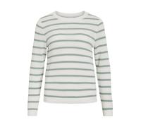 VILA Pull-over 'VIDalo' vert clair / blanc, Taille S