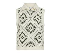 VILA Pull-over 'VIFINKA' crème / sapin, Taille XL