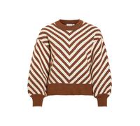 VILA Pull-over 'VILUNA' beige / marron, Taille XXL
