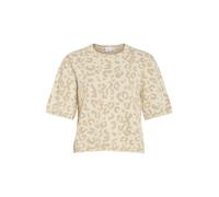 VILA Pull-over 'VIMAYAS' marron / blanc naturel, Taille L