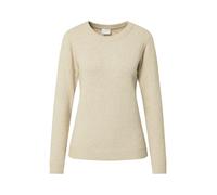 Vila Pull-over Ril Femme col rond manches longues Beige Taille L