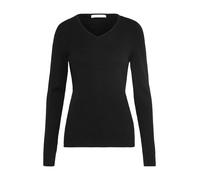 Vila Pull col V Ril V Noir Femme Taille S