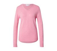 Vila Neck Knit Top Viril Noos Haut tricoté à col en V L/S, Sangria Sunset, M Femme