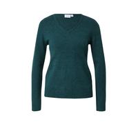 Vila Pull en tricot VIRil col V vert Ponderosa Pine (mélange foncé) Femme L