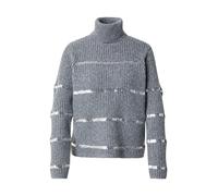 VILA Pull-over 'VISACHA' gris chiné / argent, Taille S