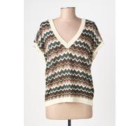vila pulls et sweat-shirts femme de couleur beige 36