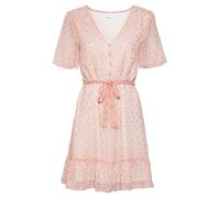 VILA Robe-chemise 'Falia' orange / blanc cassé, Taille 42