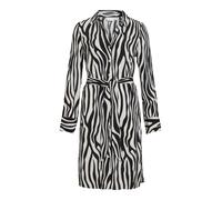 VILA Robe-chemise 'FINI' mastic / noir, Taille 40