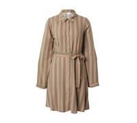 VILA Robe-chemise 'LISA' marron / vert foncé, Taille 38