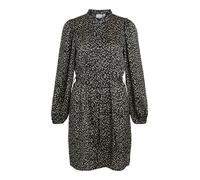 VILA Robe-chemise 'MELINA' écru / noir, Taille 42