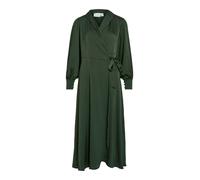 VILA Robe-chemise 'VIENNA RAVENNA' vert foncé, Taille 42