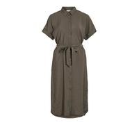 VILA Robe-chemise 'VIHula' marron chiné, Taille 42