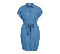 Vila Nori Short Sleeve Short Dress Bleu 38 Femme