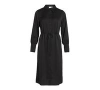 Vila Robe Chemisier pour Femme, Noir, 38