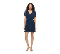 Vila Falia Short Sleeve Short Dress Bleu 36 Femme