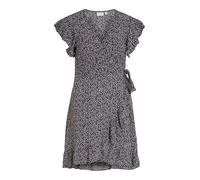 VILA Robe d’été 'Fini' jaune / vert foncé / lilas / noir, Taille 42