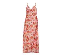 VILA Robe d’été 'GILLA' crème / corail / pitaya / blanc, Taille 38