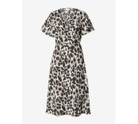 VILA Robe d’été 'LOVIE' beige / marron / noir, Taille 34