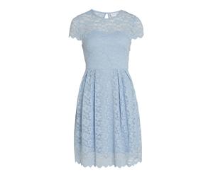 VILA Robe de cocktail 'KALILA' bleu clair, Taille 38
