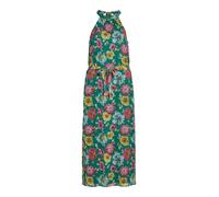 VILA Robe 'Falia' bleu clair / vert / rouge feu, Taille 42