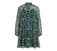 VILA Robe 'FALIA' sable / vert foncé / noir / argent, Taille 38