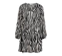 VILA Robe 'Fini' noir / blanc, Taille 34
