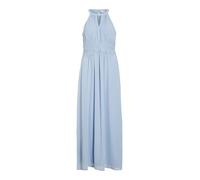 Vila Milina Halter Sleeveless Long Dress Bleu 34 Femme